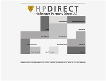 Tablet Screenshot of hofstetter-partners.ch